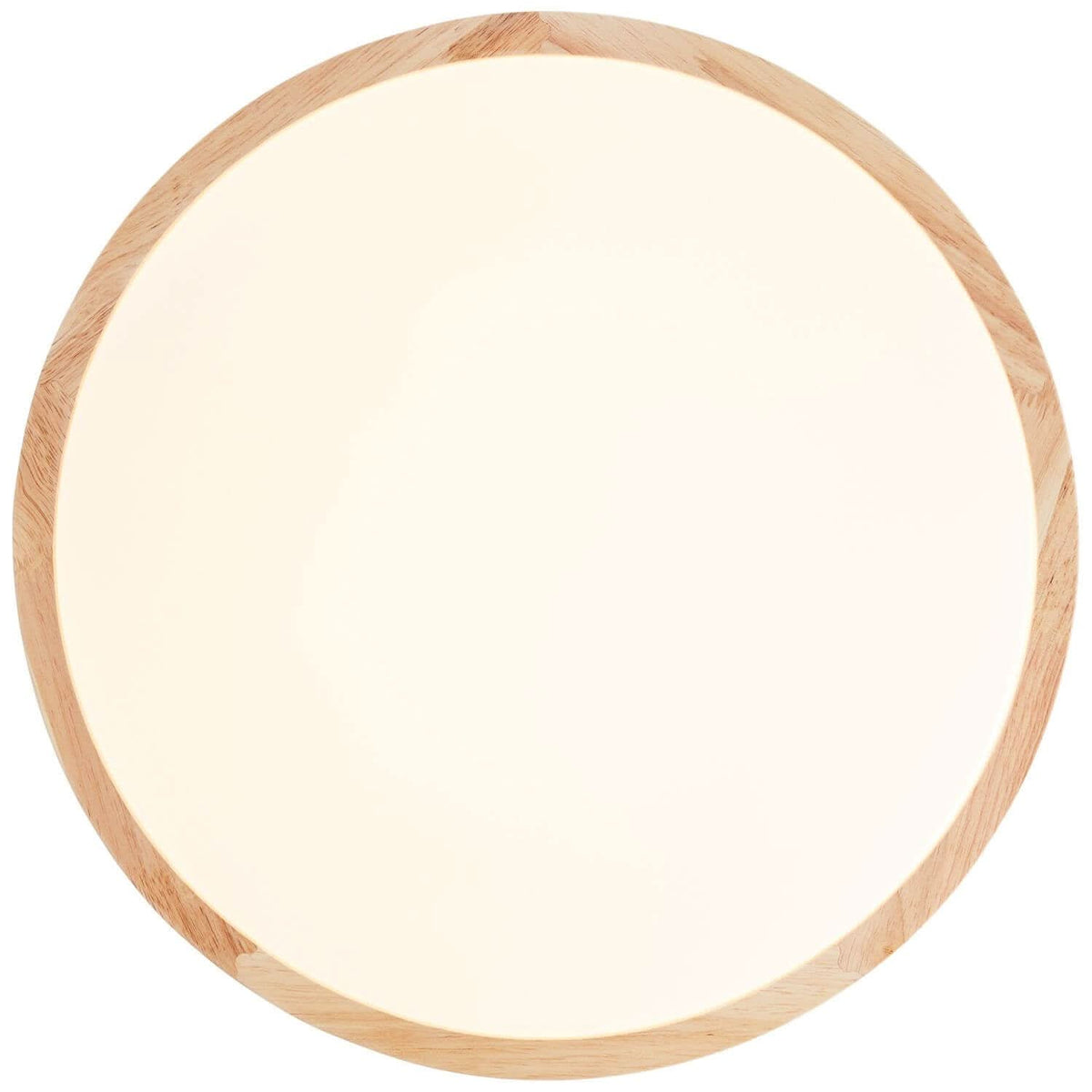 Plafonnier Laskos bois clair et blanc