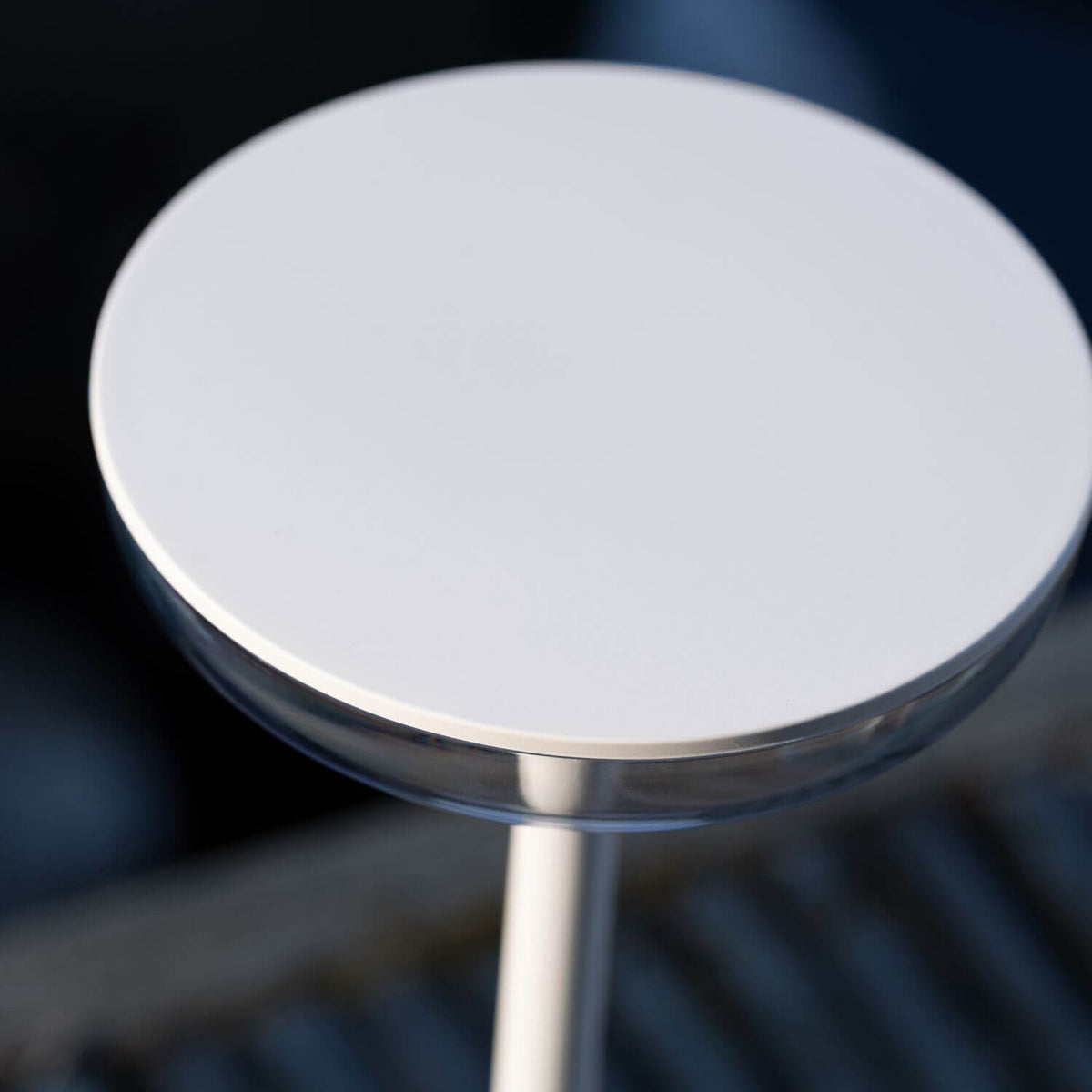Lampe extérieure Platon blanche et transparente