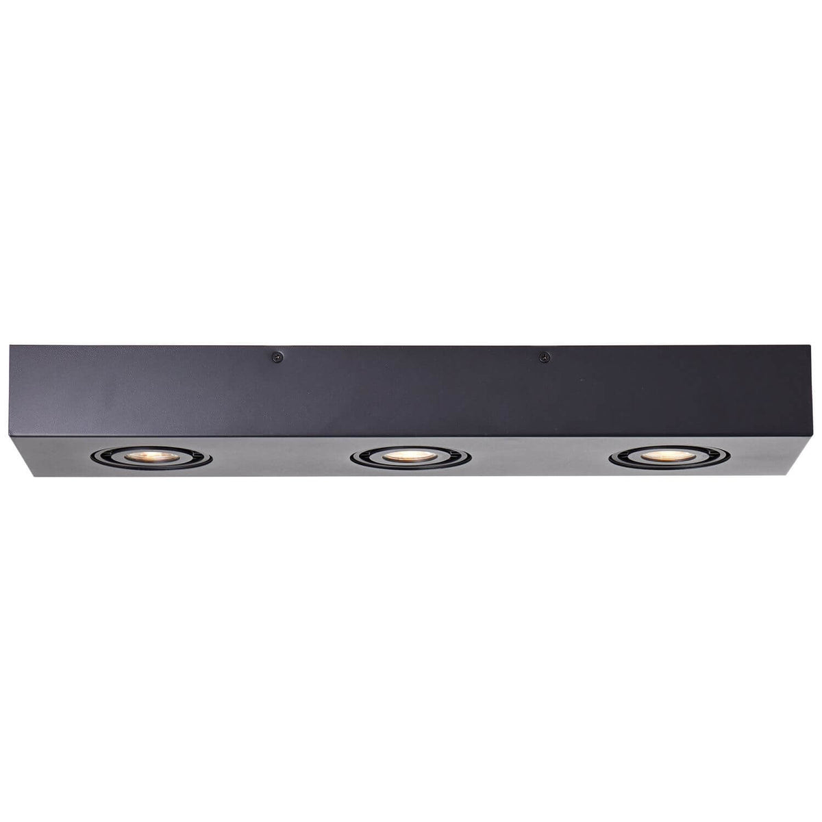 Plafonnier Doro 3 lumières beige et noir