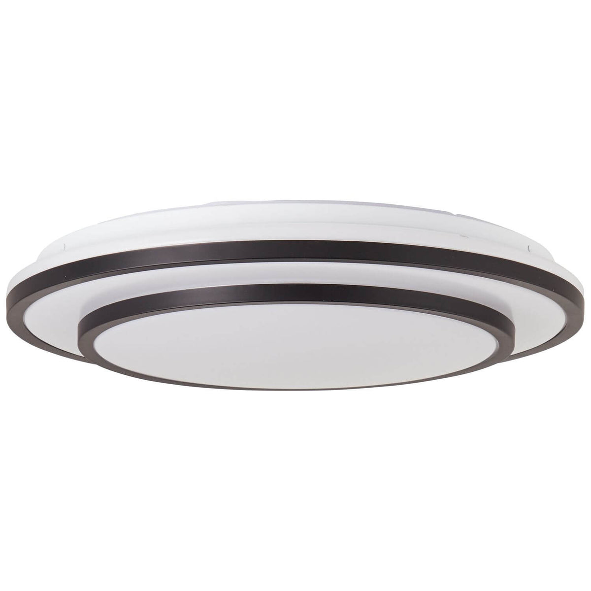 Plafonnier Luciano noir et blanc, Ø 38,5 cm