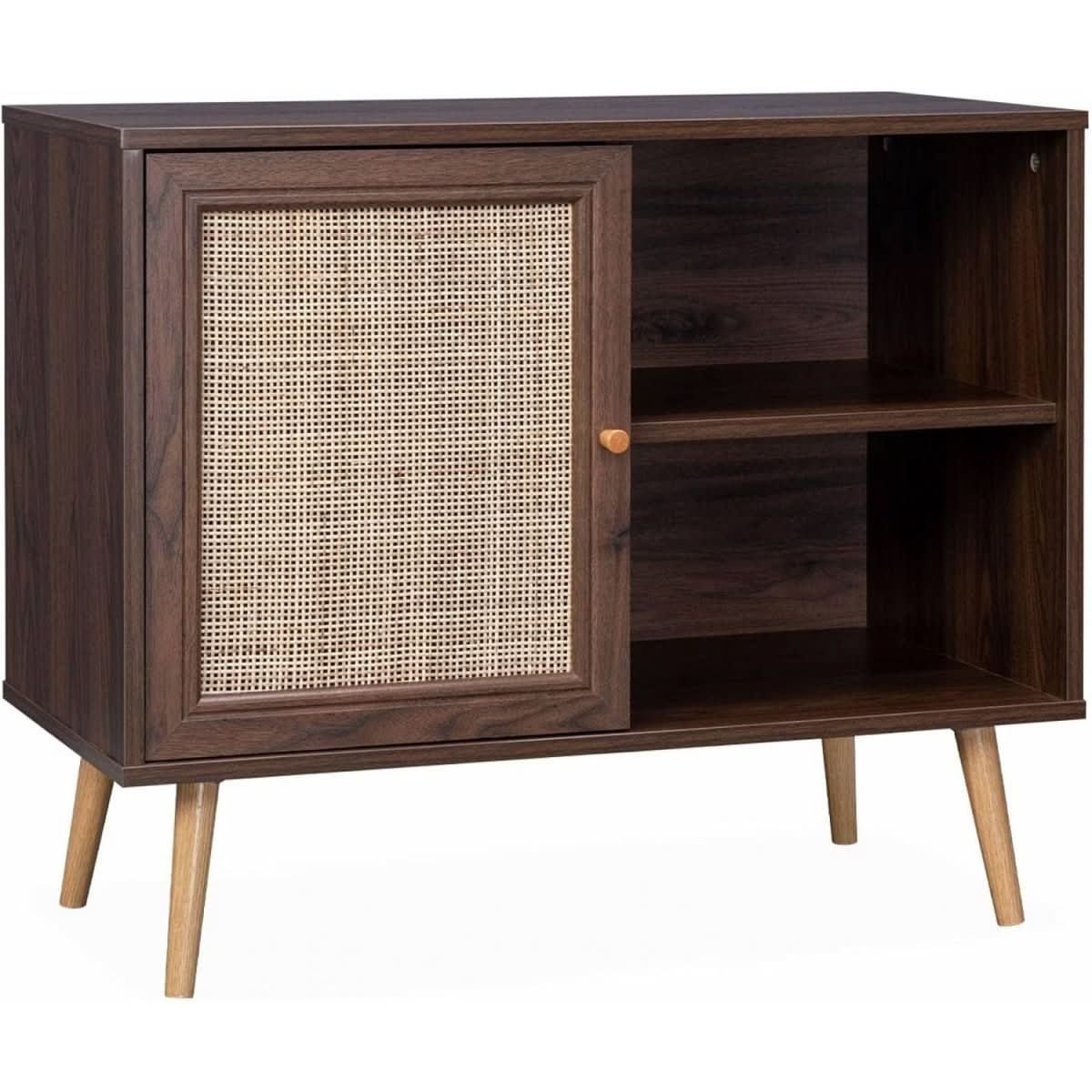 Buffet Bois Cannage Vintage | Grain - Designix Buffet
