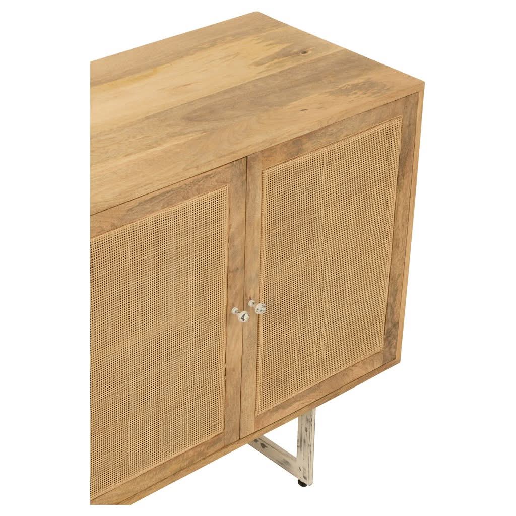 Buffet Bois Tissé Naturel | Xyla - Designix Buffet