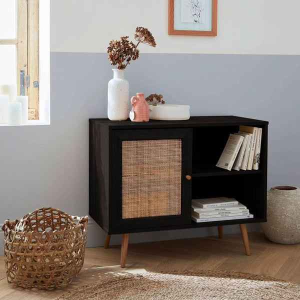 Skandinavisches Buffet aus Holz und Wiener Geflecht | Hush