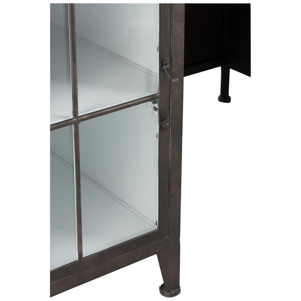 Bureau Noir et Blanc avec 2 Portes | Giro - Designix Bureau