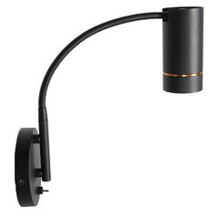 Wandleuchte Downlight schwarz