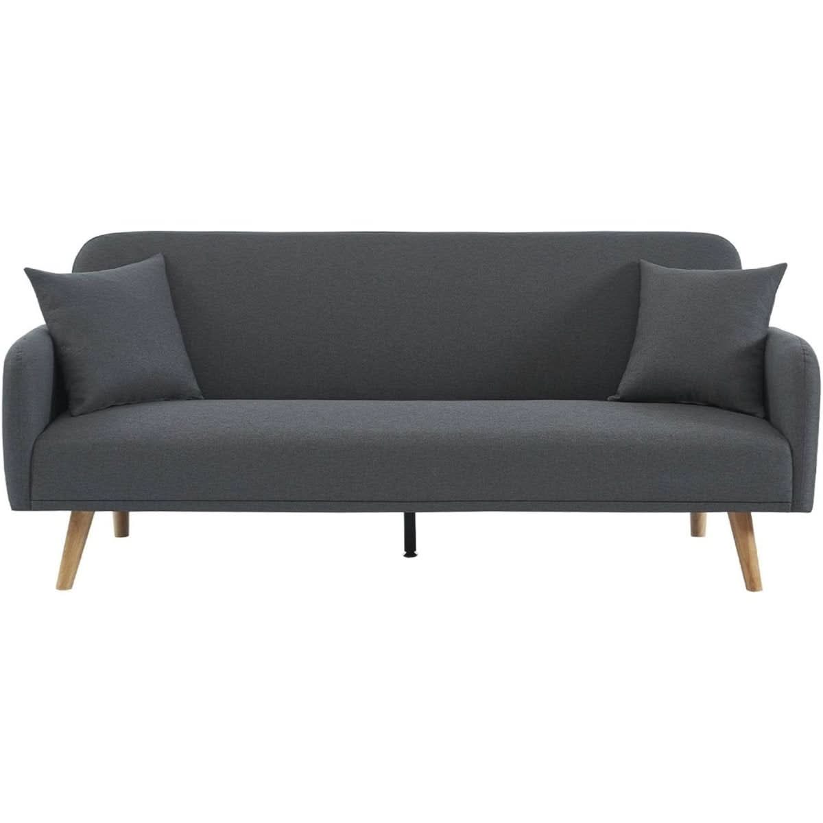 Canapé Convertible Tissu Gris | Fjord - Designix Canapés
