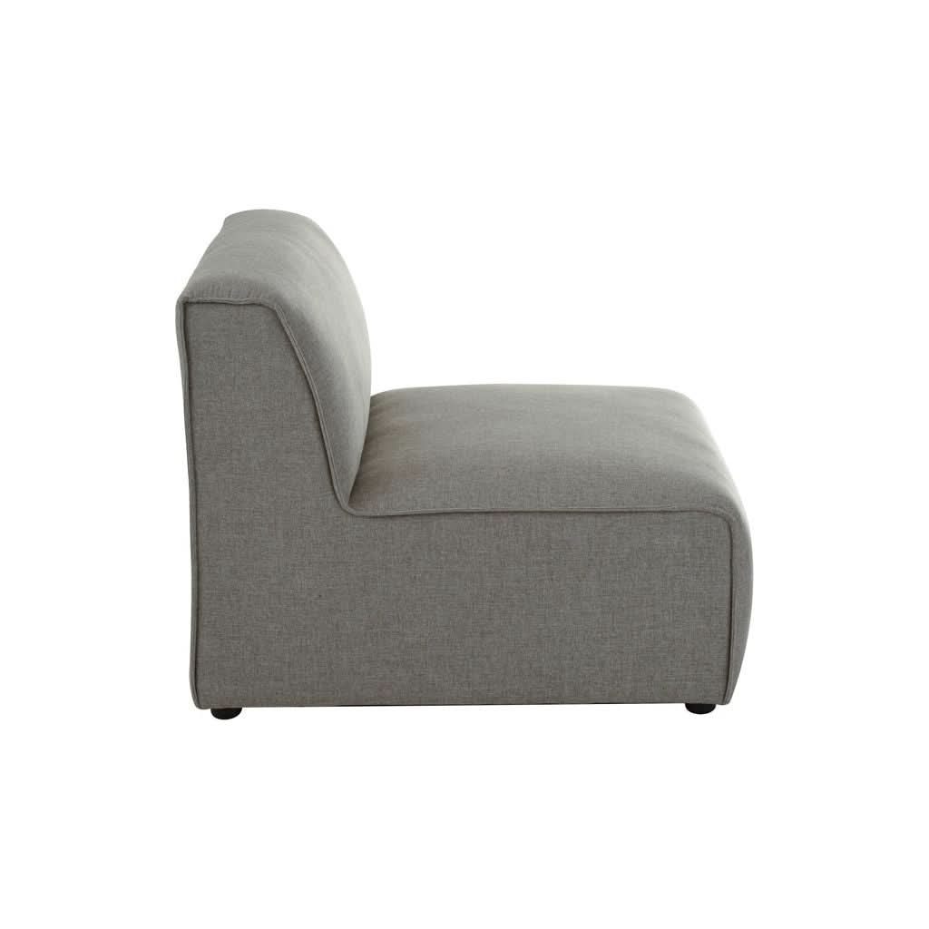 Canapé Textiles Bois Gris Foncé | Jily - Designix Canapés