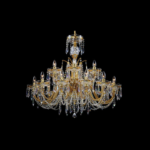 Kristall-Kronleuchter LLCH18-CRYSTAL-GOLD