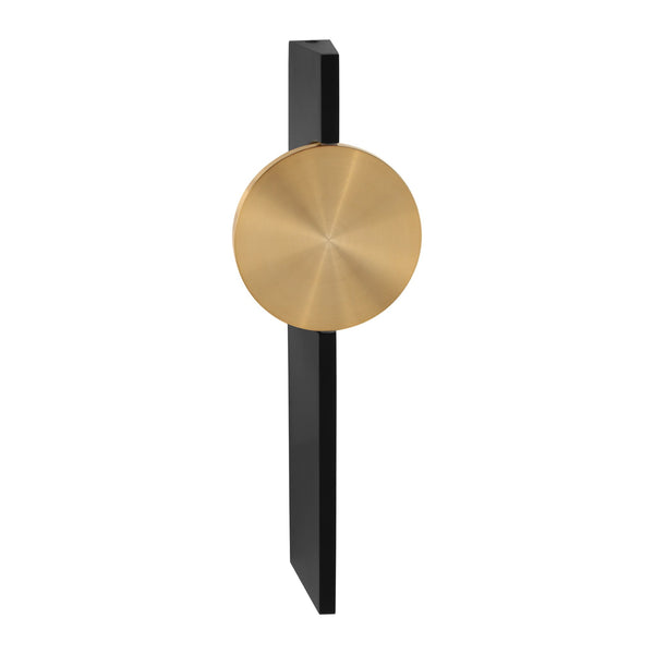 Applique murale Flux noire et dorée (WL32160/3W/BK)