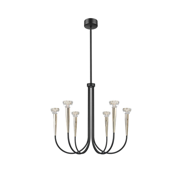 Suspension luminaire | Boston Noire H 136 cm