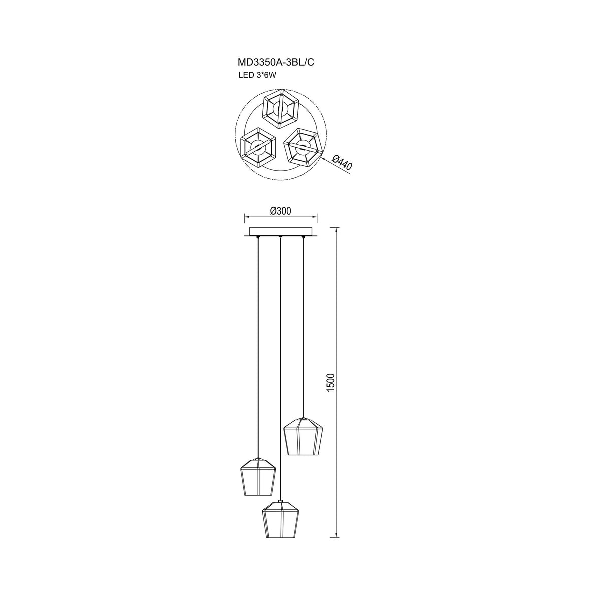 Suspension luminaire | Cascina