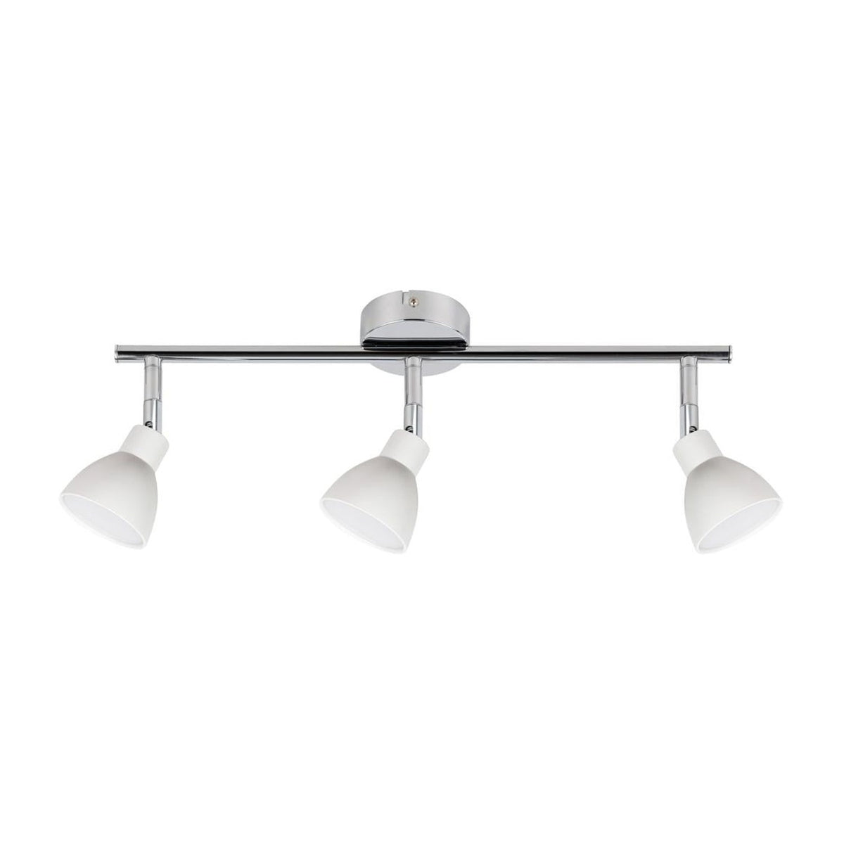 Plafonnier LED Roy 3 lumières chromé, L 56 cm