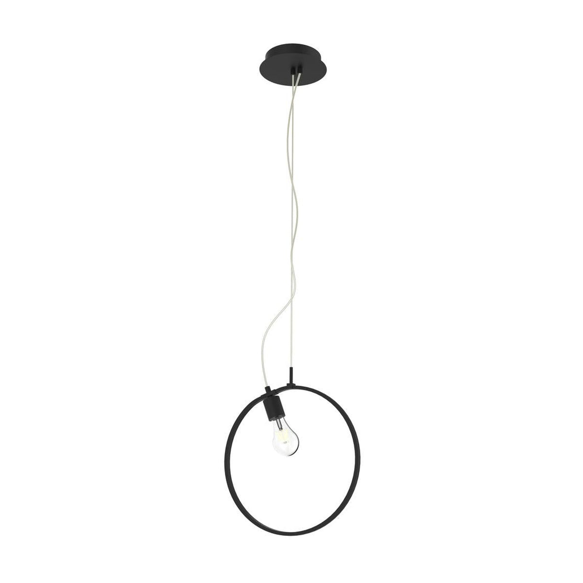 Suspension LED Skiros noire