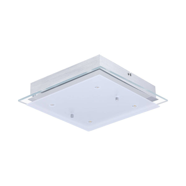 Applique murale Fres 2 chromée, verre, L 29 cm