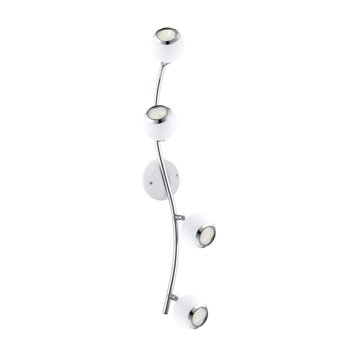 Plafonnier Bimeda blanc, L 64 cm