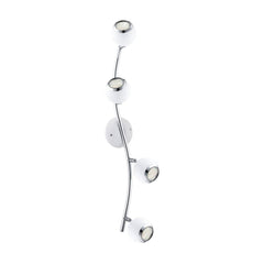 Plafonnier Bimeda blanc, L 64 cm