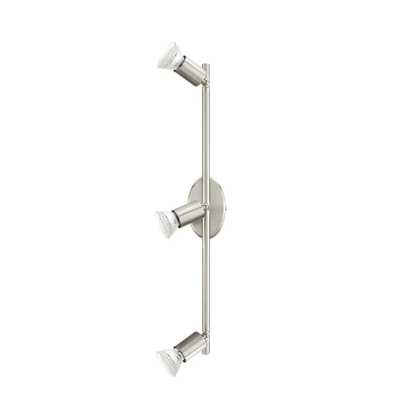 Spot Buzz nickel satiné, L 48,5 cm