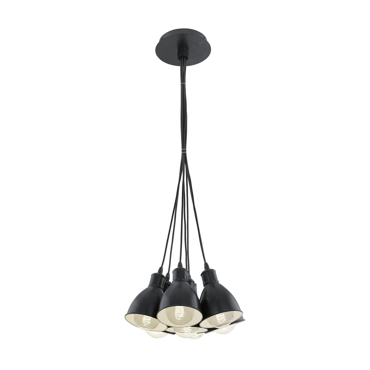 Suspension Priddy noire et blanche (49467)