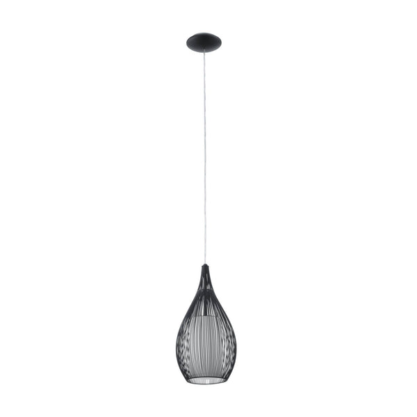 Suspension Razoni noire et blanche, verre (92252)