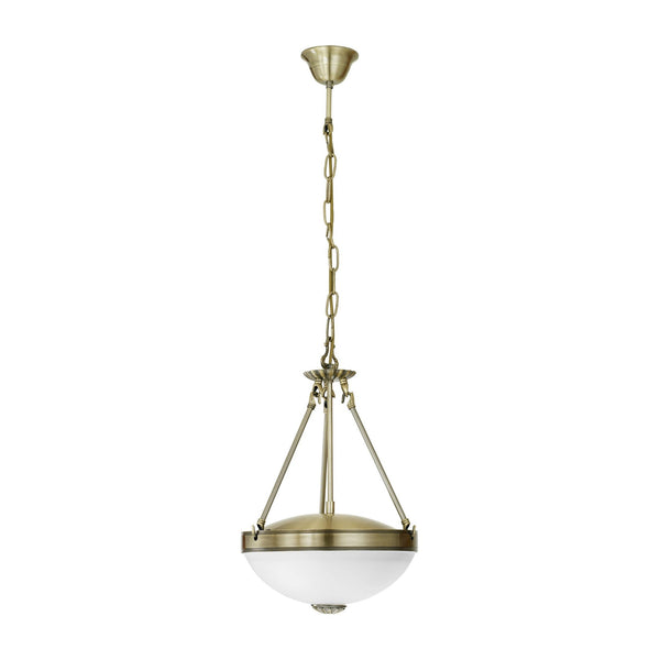 Suspension Savoy blanche, verre (82747)