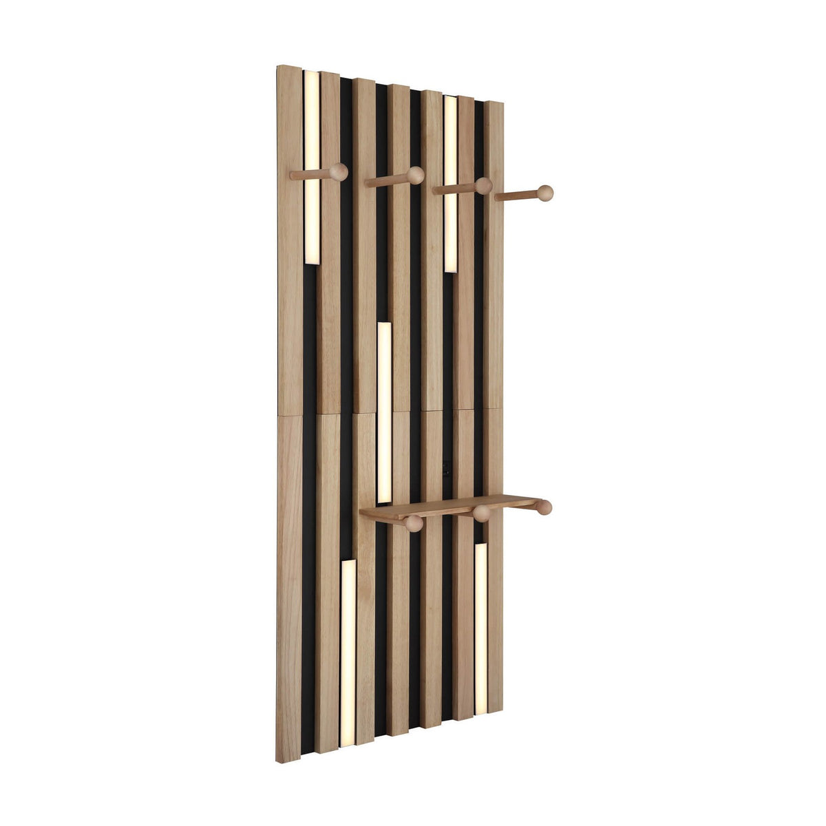 Applique murale Duane noire mat