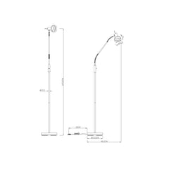 Lampadaire salon | Elliott