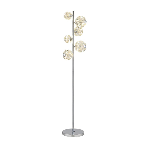 Lampadaire salon | Virina Chromé