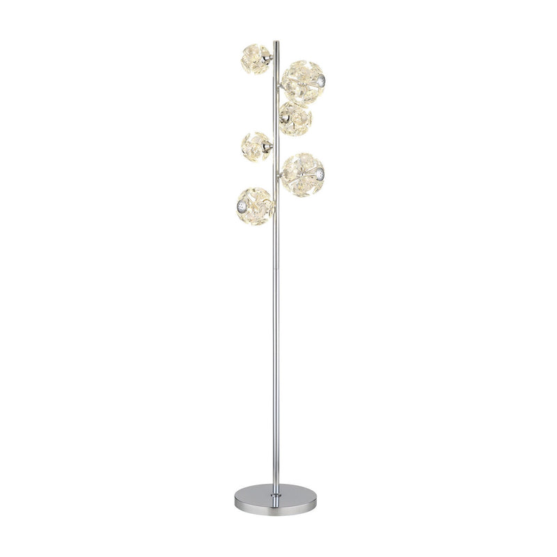 Lampadaire salon | Virina Chromé
