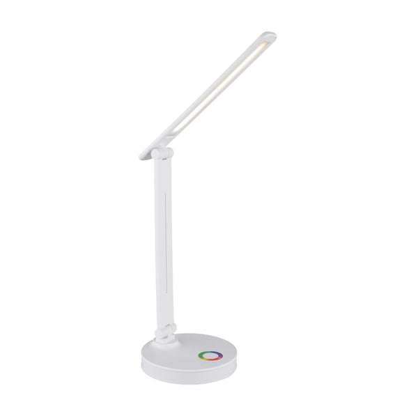 Lampe à poser Geraldo blanche mat