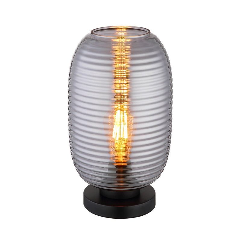 Lampe à poser Jefrey noire mat (15794T)