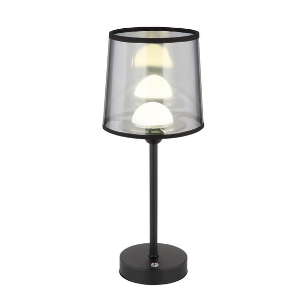 Lampe à poser Lunki noire mat, H 35 cm