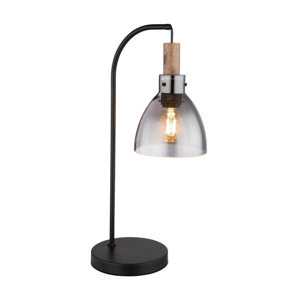Lampe à poser Mattea noire mat