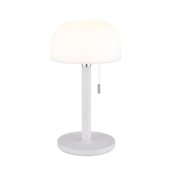 Lampe à poser Norman blanche mat