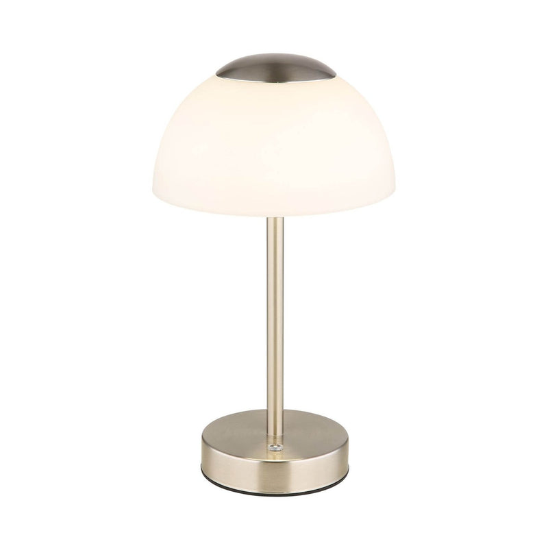 Lampe à poser Sarima nickel satiné