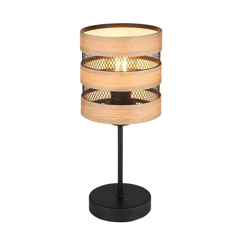 Lampe à poser Soeni noire mat