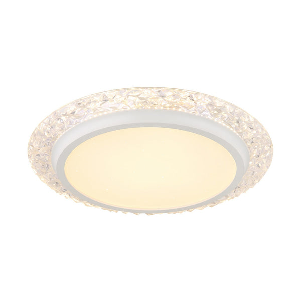 Plafonnier Abigail blanc mat