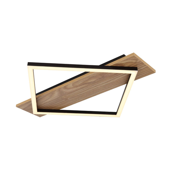 Plafonnier Beatrix I noir mat, L 52 cm (67330-18)