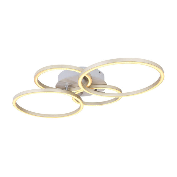 Plafonnier LED | Kendy Nickel