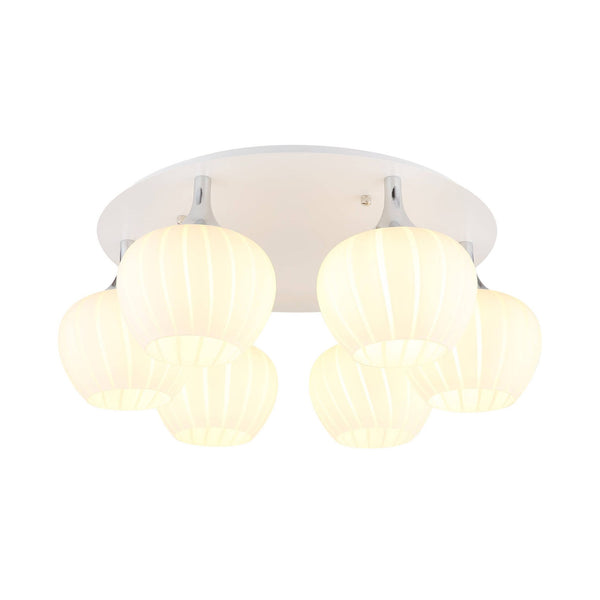 Plafonnier Maxy blanc mat, Ø 65 cm