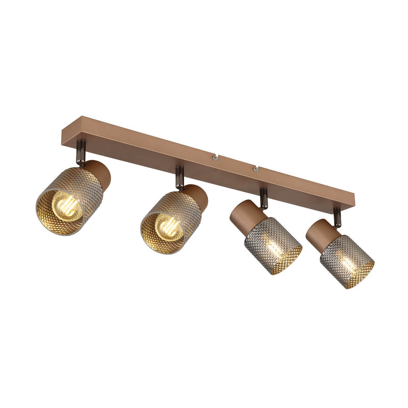 Spot Satella marron, L 56 cm