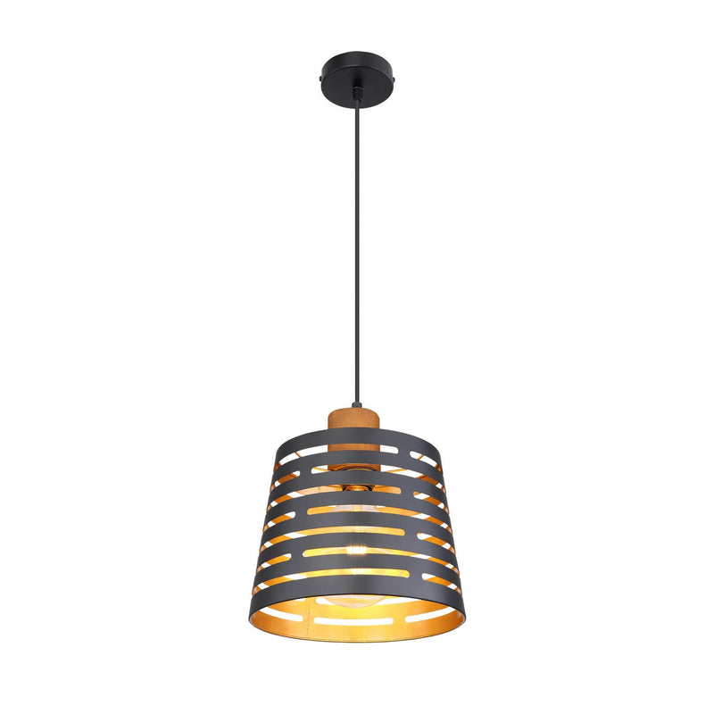 Suspension Ablona noire mat (15451H)