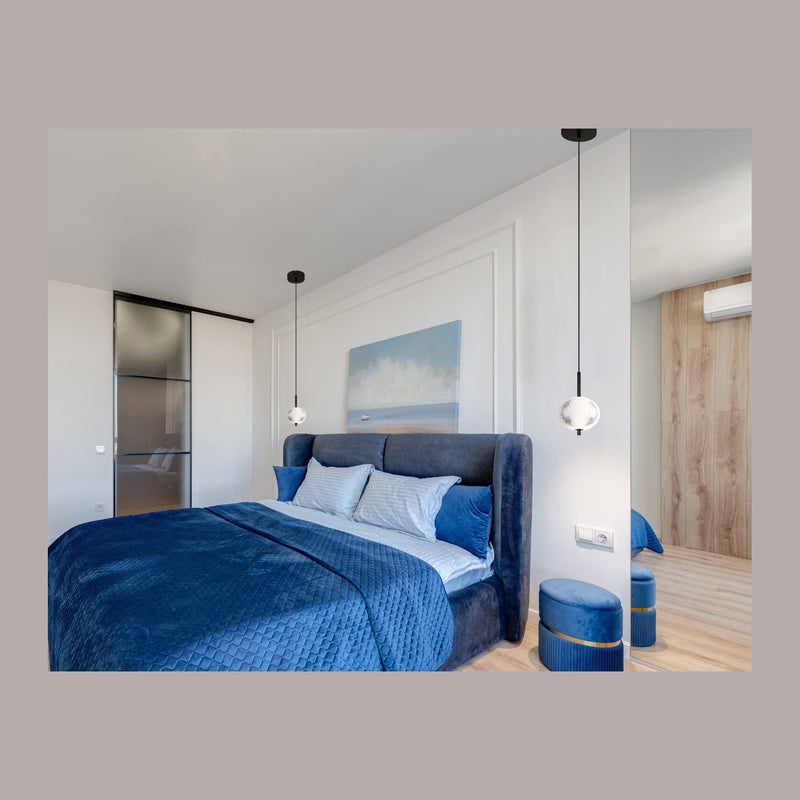 Suspension luminaire | Aida Noire H 120 cm