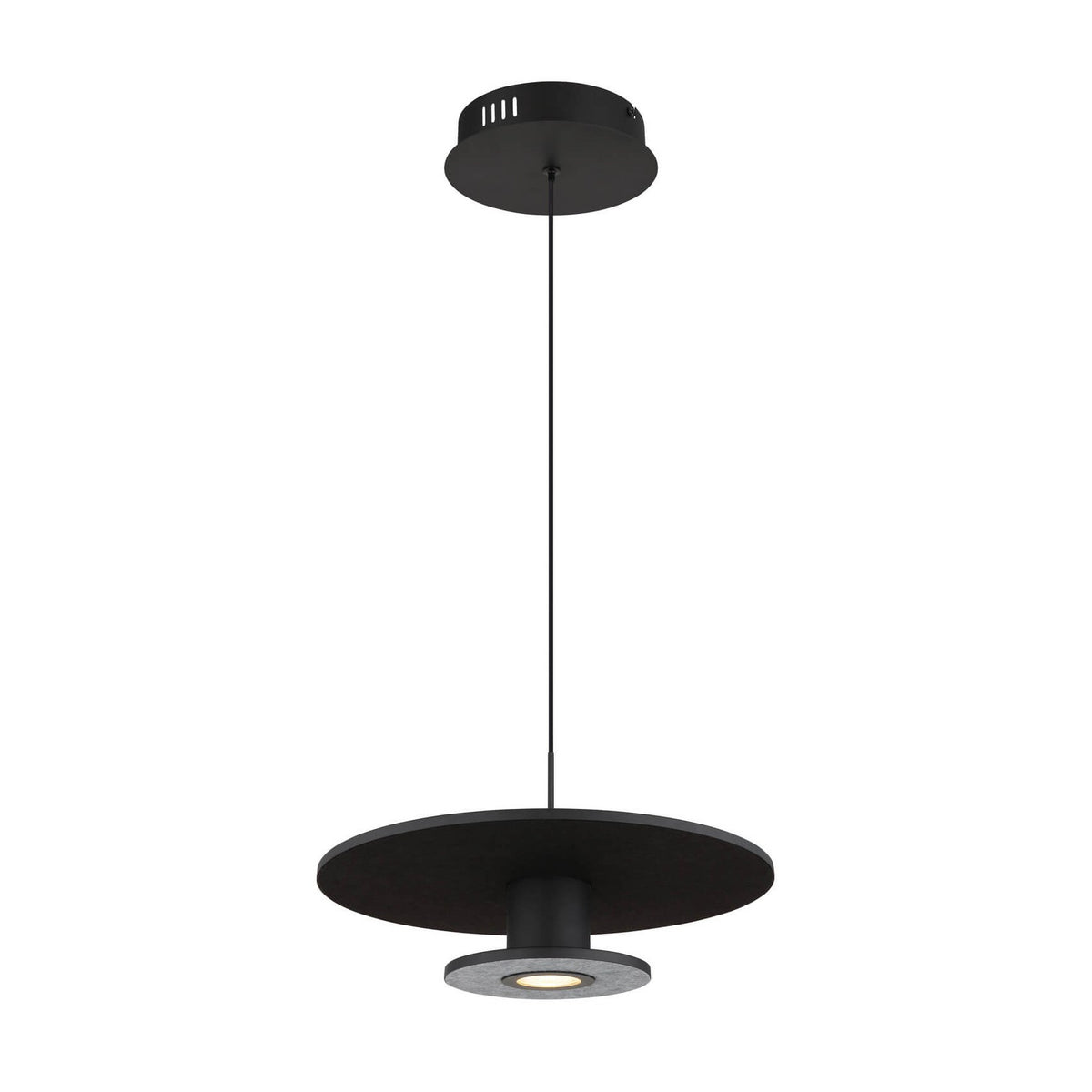 Suspension Carter noire mat