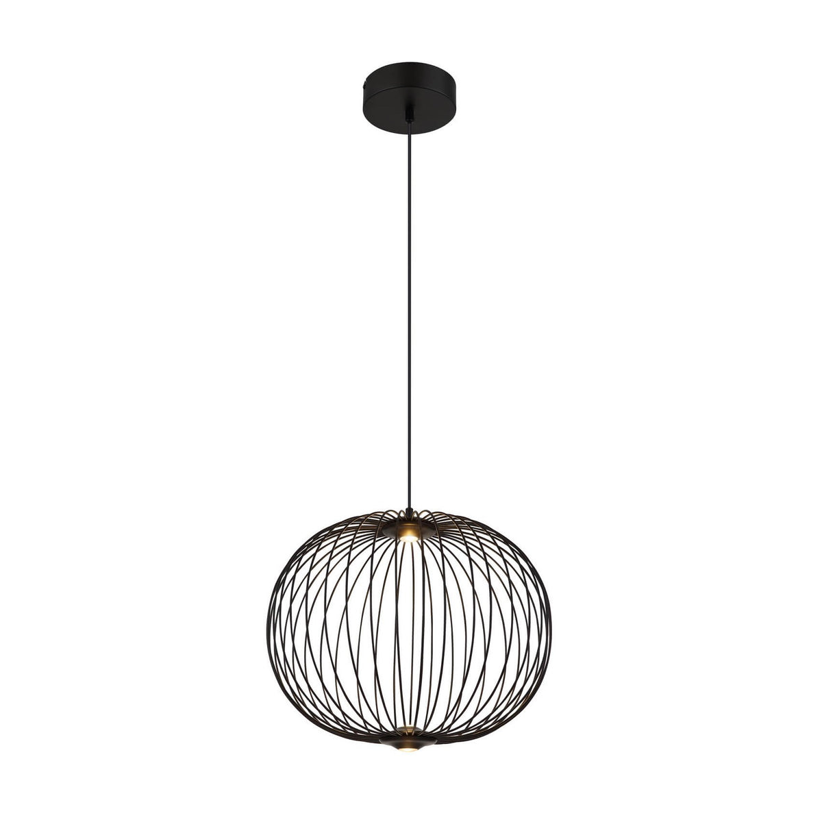 Suspension Galway noire mat (15652H1)