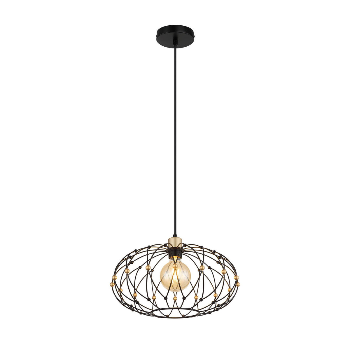 Suspension Greys noire mat (15966H)