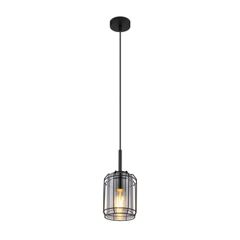 Suspension Kammi noire mat (15559H)