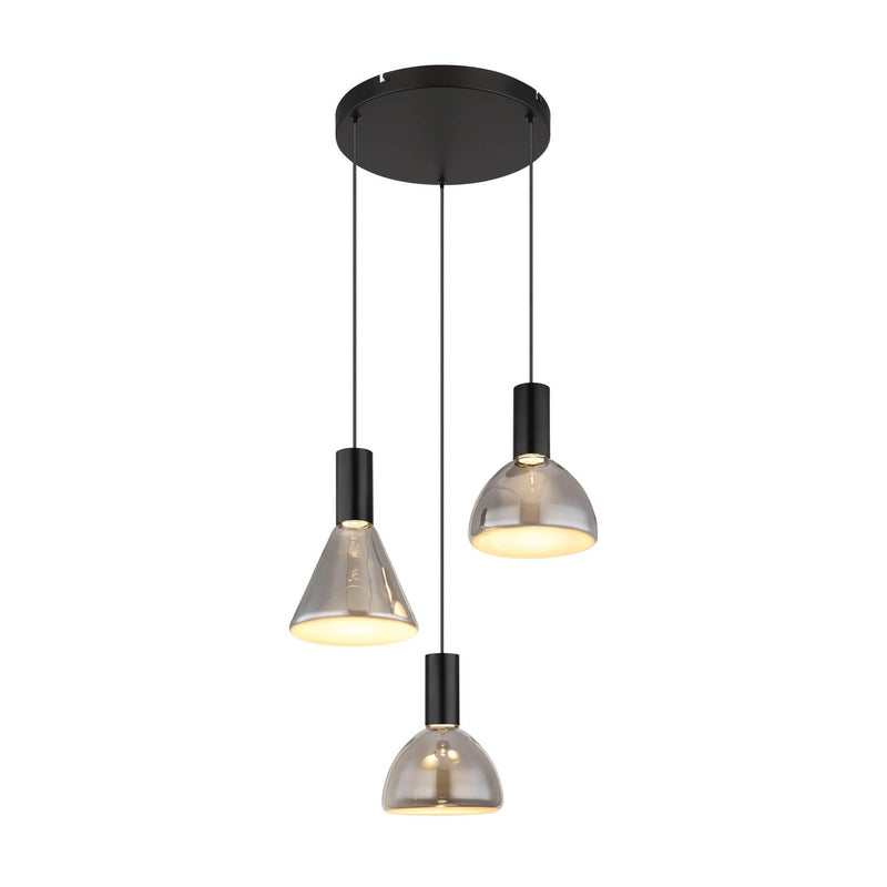 Suspension Labora noire mat (15741-3)
