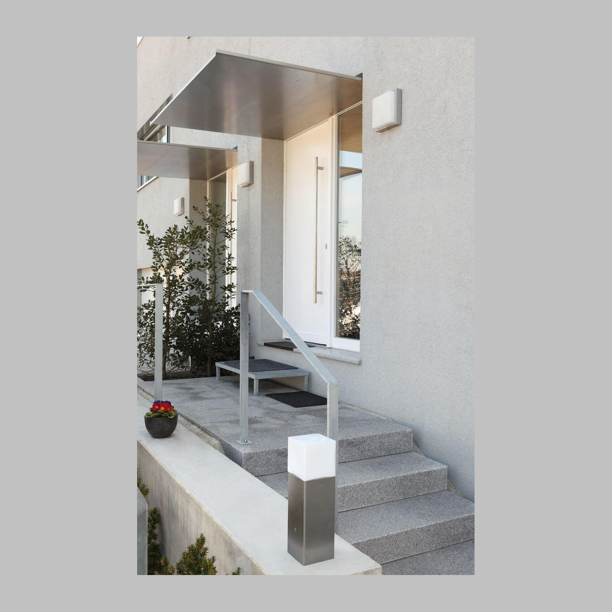 Applique extérieure Edelstahl 2 lumières inox