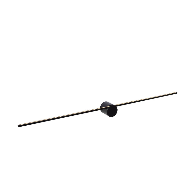 Applique murale Mizar noire, L 90 cm