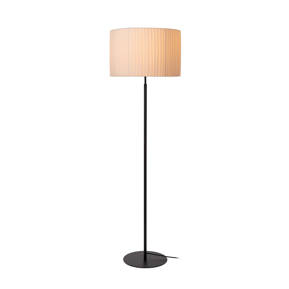Lampadaire Fold blanc, tissu